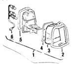 784930200 - Electrical: Socket for Subaru: DL, GL Image