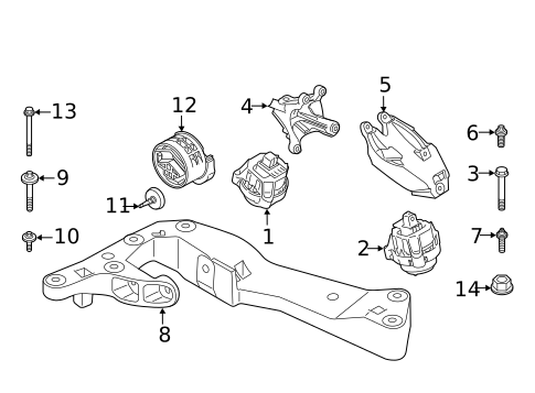 Hardware, Fasteners & Fittings for 2019 BMW 740e xDrive #0