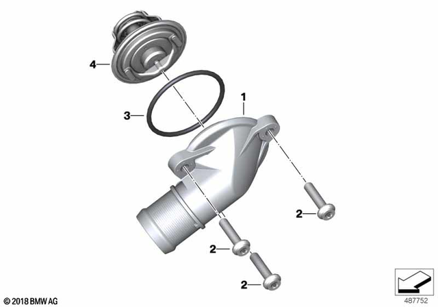 11537727074 - : Thermostat                for BMW-Motorrad Image