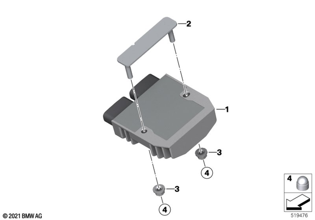 12319467618 - Engine Electrical System: Voltage Regulator - Fh027ab for BMW-Motorrad Image image