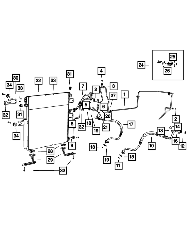 5179285AA - Air Conditioners and Heaters: A/c Charge Valve Cap for Mopar Image