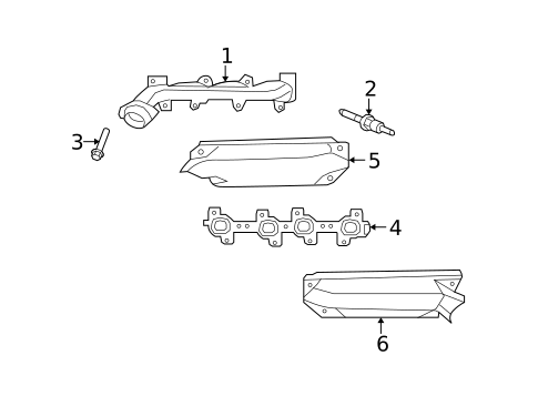 Exhaust Manifold for 2007 Chrysler Aspen #0