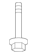 88973063 - Suspension: Suspension Cross-member Front Bolt for Pontiac: Vibe Image