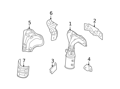 Exhaust Manifold for 2009 Toyota Matrix #0