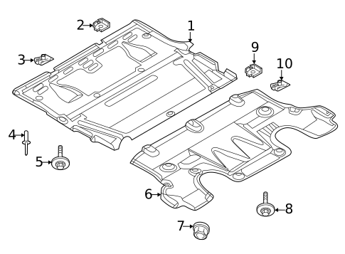 Splash Shields for 2025 Audi A8 Quattro #0