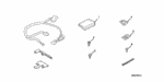 8E55SDA10081 - Accessory Components: OM, SECURITY ATTACHMENT for Honda Image