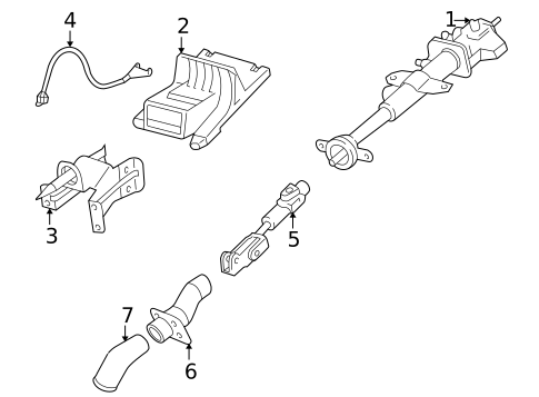 Steering, Gear & Related Components for 1997 Pontiac Trans Sport #0