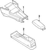 588111242002 - Body: Console Housing for Toyota: Corolla Image