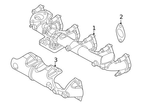 Exhaust Manifolds for 2011 Ram 3500 #0