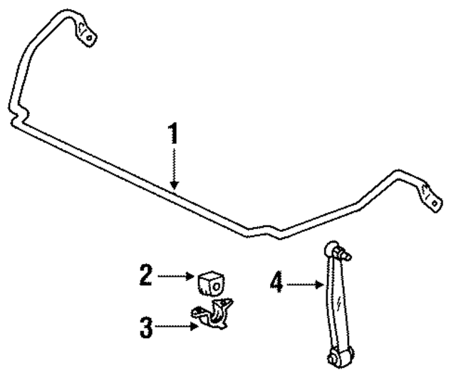 1243260581 - Suspension: Suspension Stabilizer Bar Bushing for Mercedes-Benz Image