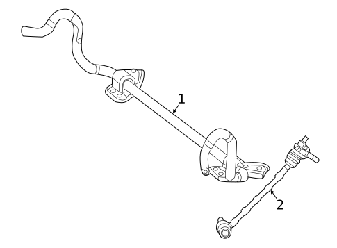 Stabilizer Bar & Components for 2016 Mercedes-Benz C450 AMG #0