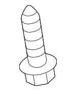 WHT002616 - : Upper Mount Screw for Volkswagen: Atlas Image