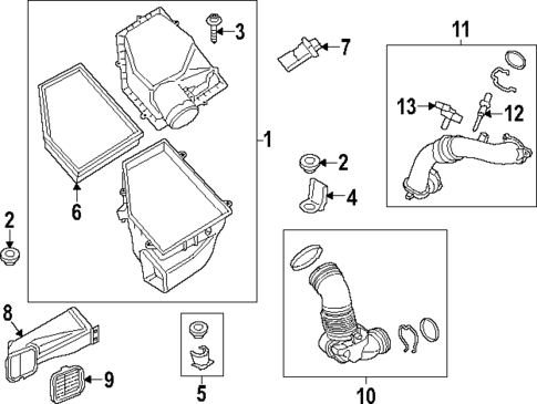 Air Intake for 2025 BMW 750e xDrive #0