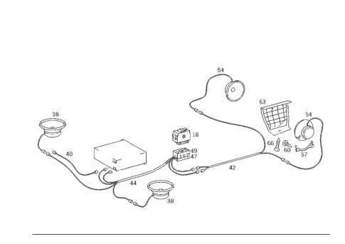 Radio Set, Radio Accessories, Antenna for 1993 Mercedes-Benz 300 TE #3