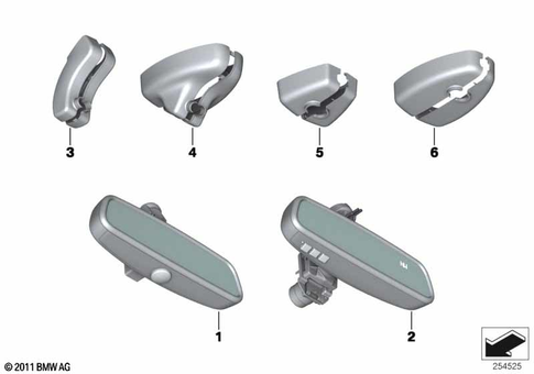 Interior Equipment Components for 2005 BMW X5 3.0i #35