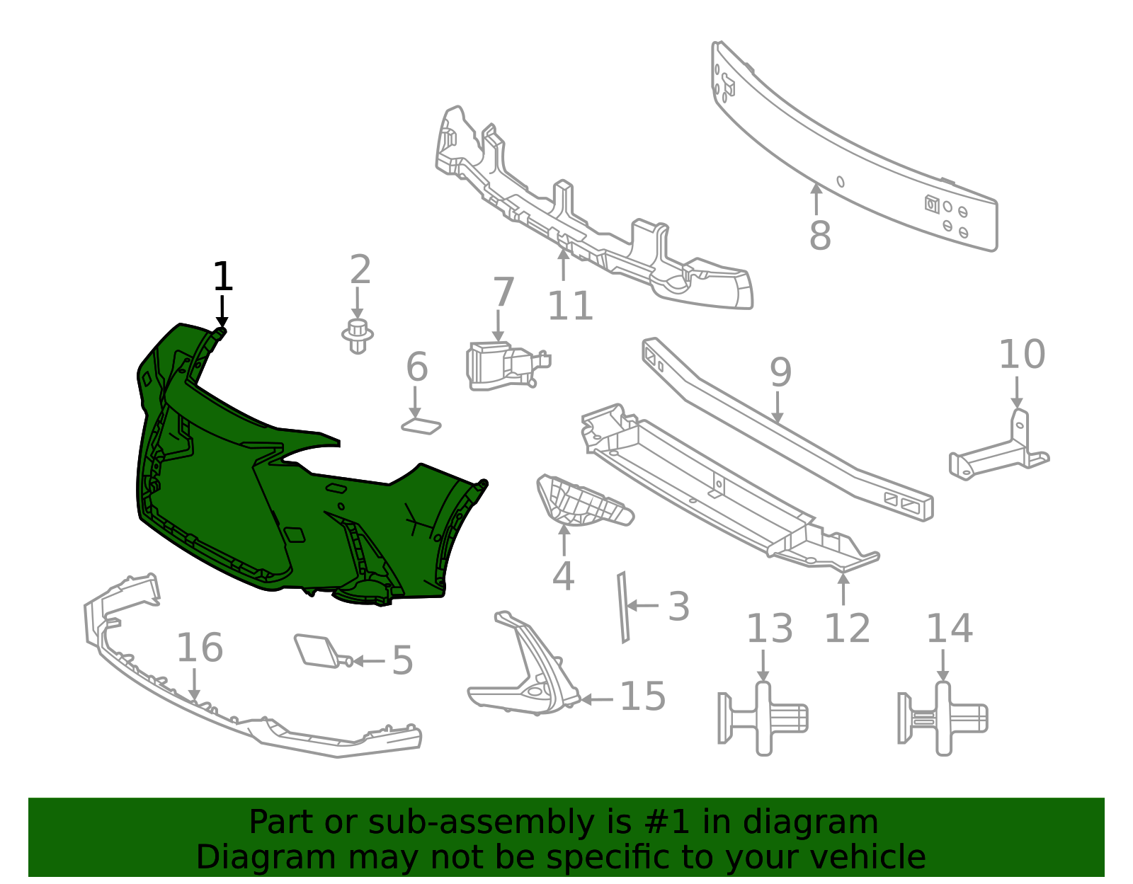 52119-F6901 - Bumper Cover 2022-2025 Lexus | Longo Lexus Parts