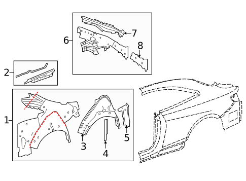 Inner Structure for 2015 Mercedes-Benz S63 AMG #1