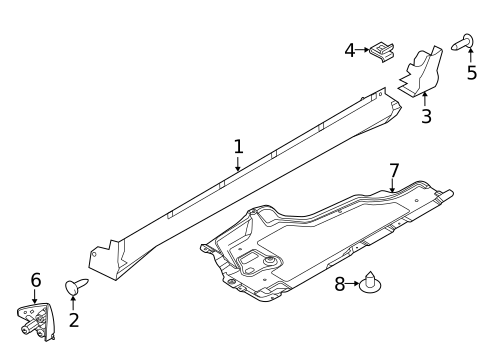 Exterior Trim - Pillars for 2012 Ford Edge #0