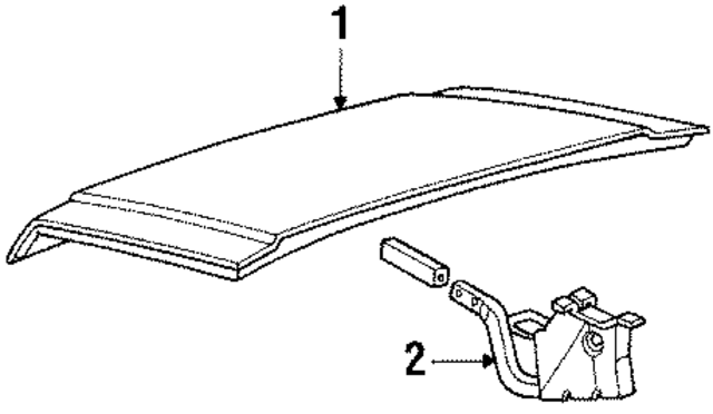 E5AZ5440110A - Body: Lid for Ford: LTD, LTD Crown Victoria Image