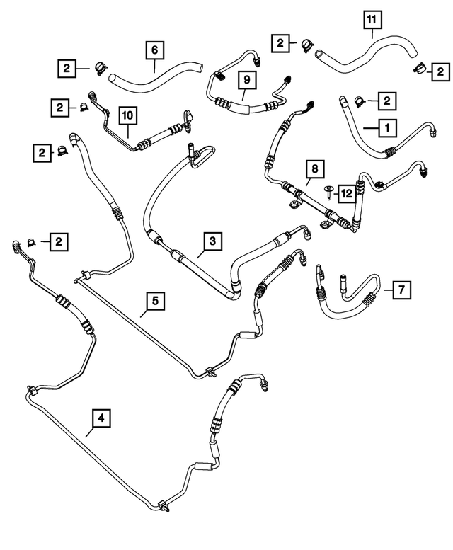6504514 - Steering: Hose Clamp Clamp for Mopar Image image