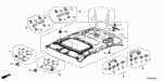 9390344420 - Interior/Bumper: SCREW, TAPPING (4X16) for Honda Image