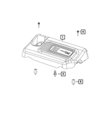 68128816AA - 1.4L Turbo; Engine: Hex Head Bolt And Washer for Mopar Image