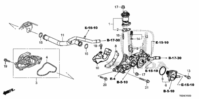 Water Pump (-'19) for 2019 Honda Ridgeline #0