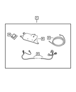 5142940AA - Mopar Accessories - Component Parts: Clip for Chrysler: PT Cruiser | Dodge: Caliber, Ram 3500 | Jeep: Compass, Grand Cherokee, Patriot Image