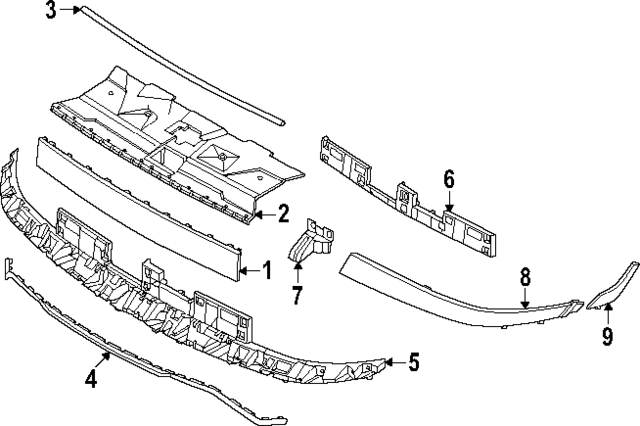 86391PI000 - : Radiator Support Access Cover for Hyundai Image