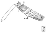51437117261 - Vehicle Trim: Left Column A Cover for Mini Image