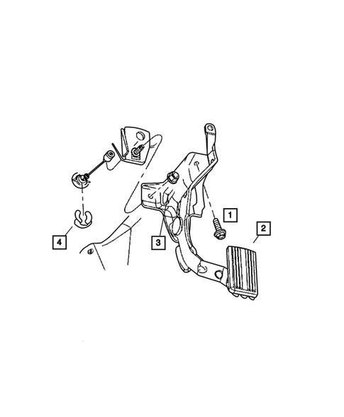 Accelerator Pedal for 2006 Dodge Ram 2500 #1