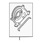11870RCAA00 - Engine: Inner Timing Cover for Honda: Accord, Accord Crosstour, Crosstour, Odyssey, Passport, Pilot, Ridgeline Image