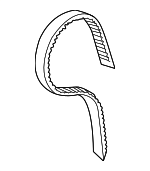 14400RCAA01 - Engine: Timing Belt for Honda: Accord, Accord Crosstour, Crosstour, Odyssey, Pilot, Ridgeline Image