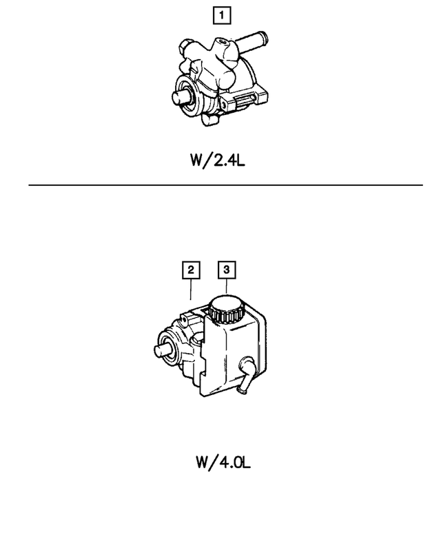 RL087871AE - Steering: Power Steering Pump for Mopar Image