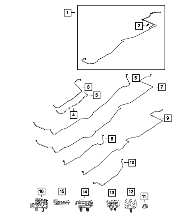 5146937AB - Fuel: Fuel Vapor Tube for Mopar Image image