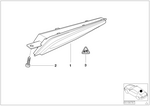 63256917540 - Lighting: Third Stoplamp White for BMW Image