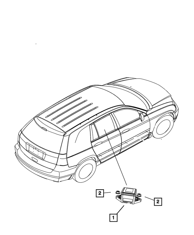56038834AB - Electrical: Dynamics Sensor for Mopar Image image