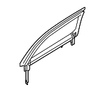 8E9839629C - Body: Window Frame for Audi: A4 Quattro, S4 Image