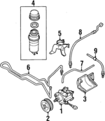 8971856043 - Steering: Power Steering Pump for Isuzu Image
