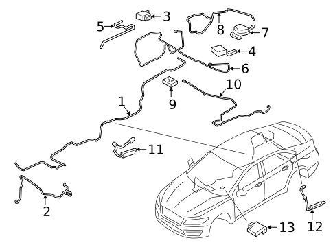 Antenna & Radio for 2018 Lincoln MKZ #0