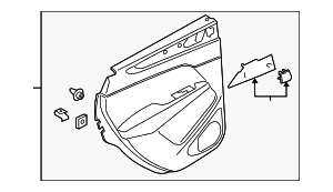 GJ7Z7827406AC - : Door Trim Panel for Lincoln: MKC Image