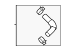 14088AA070 - Cooling System: By-Pass Hose for Subaru Image