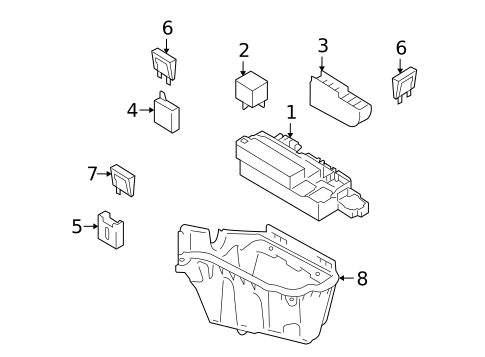 Fuse & Relay for 2009 Audi A5 Quattro #4
