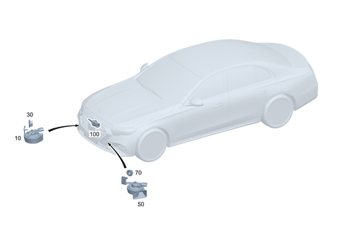 Horn and Outside Temperature Display for 2024 Mercedes-Benz E350 #0