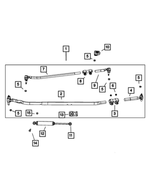 thumbnail interactive-video image 1 of Steering Linkage Drag Link Tie Rod Assembly For Dodge Ram 2500 3500 (2003-2012) – BFO 1 of 5