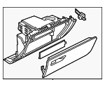 8Y58803024PK - Body: Glove Box Assembly for Audi Image