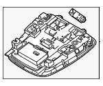 92800DW010GYT - Body: Overhead Console for Kia Image