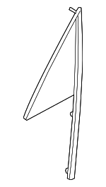 9Y3845114C - Body: Vent Glass for Porsche Image