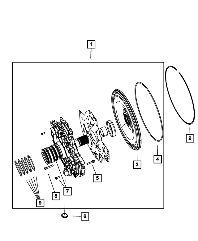 6504780AA - 545RFE; 5-Speed; Automatic Transmission: Screw for Mopar Image image
