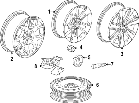 Wheels for 2023 Honda Pilot #0